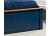 3ft Single Navy Blue Wood Ottoman Lift Up Bed frame 3